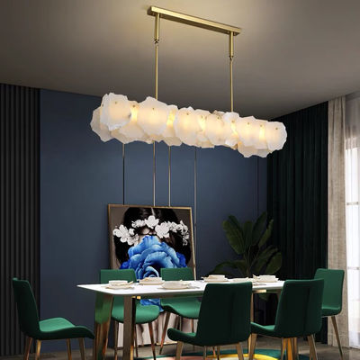 Đèn LED hình chữ nhật hiện đại Đèn treo sang trọng 15 - 20m2