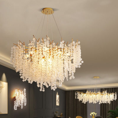 Đèn treo kính thủy tinh trong nhà