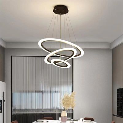 Luxury LED Acrylic Chandelier Chiếc đèn treo cao cấp hiện đại Tiết kiệm năng lượng