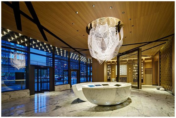 Creative Art Luxury Custom Led Chandelier Cho Khách sạn