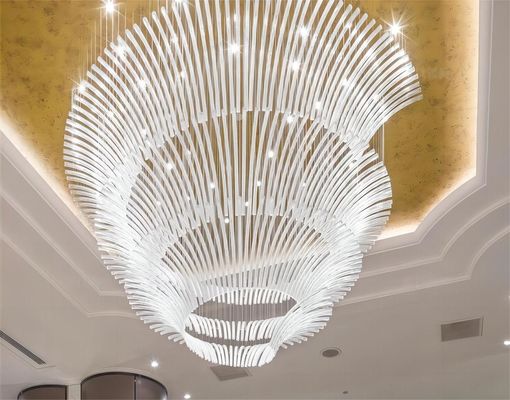 Nghệ thuật cao cấp Modern Acrylic Chandelier cho các căn hộ sang trọng
