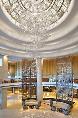Trang trí nội thất Creative Hall Crystal Large Chandelier Địa điểm cao cấp