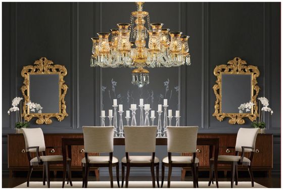 Phong cách châu Âu cổ Pháp Baccarat Crystal Chandelier Creative High End Club Crystal Lamp