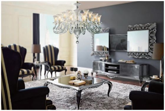 Classical High End phong cách châu Âu Crystal Candle Chandelier 220-240V
