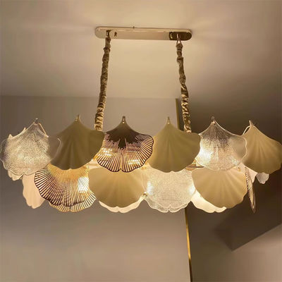 Ginkgo Leaf Crystal Glass Chandelier cho không gian thương mại hoặc khu vực nhà hàng