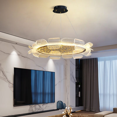 Đèn trần acrylic hiện đại vàng và tinh khiết Độ sáng cao