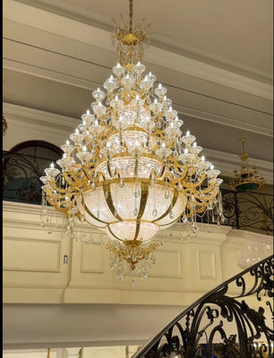 Dịch vụ tùy chỉnh Luxury Entryway Chandelier High End Foyer Chandeliers