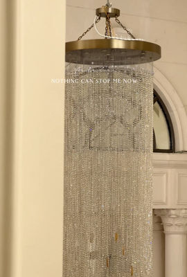 Long Entry Chandelier Thiết kế linh hoạt Lâm lớn cho trần nhà cao