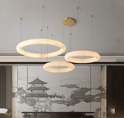 Giá tốt nhất Đan Mạch Modern Creative Minimalist Living Room Hotel Villa Trang trí Vòng Đá Đá Đeo Đèn Trần Đèn