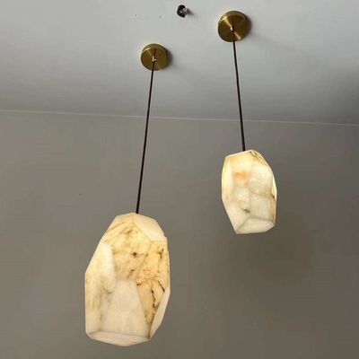 Modern Light Luxury Drop Pendant Lamp đơn giản sáng tạo nhà hàng quán bar cạnh giường ánh sáng dây chuyền Calcite