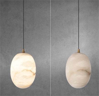 Thiết kế hiện đại Nội thất treo trang trí Phòng ăn Villa Phòng khách Phòng bếp Đảo đồng Nhà hàng Alabaster Chandelie