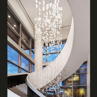 Đèn treo tùy chỉnh cầu thang dài sang trọng 110V Led Honeycomb Light Đèn treo mô-đun biến dạng