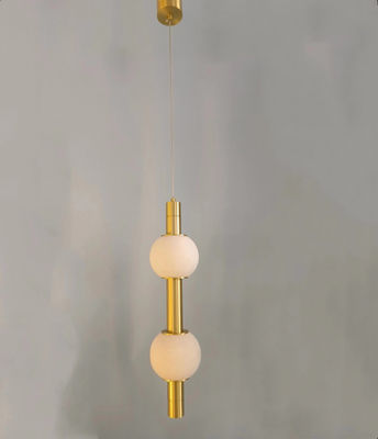 Postmodern Light Luxury Long Strip Dining Room Bedroom Bedside Bar Hotel Nhà trang trí đèn chùm treo đèn