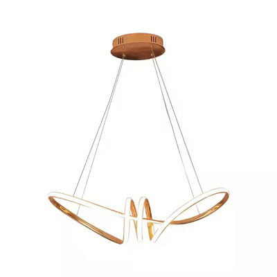 Vàng mạ Chrome hiện đại đèn chùm LED treo cho phòng ăn Phòng bếp Phòng khách Phòng nhà trang trí đèn chùm