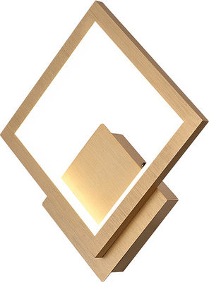 Creative hình vuông đèn tường nhôm 18w phòng khách tường nền phòng ngủ đầu giường nghệ thuật đèn tường