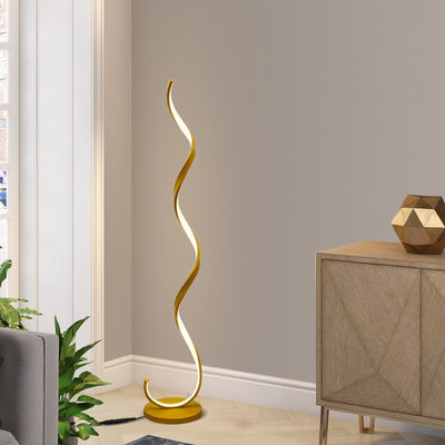 Phòng khách tối giản hiện đại ghế sofa đèn sàn dọc nghệ thuật Arc thông minh thiết kế khách sạn tối giản phòng ngủ cạnh giường đèn sàn LED