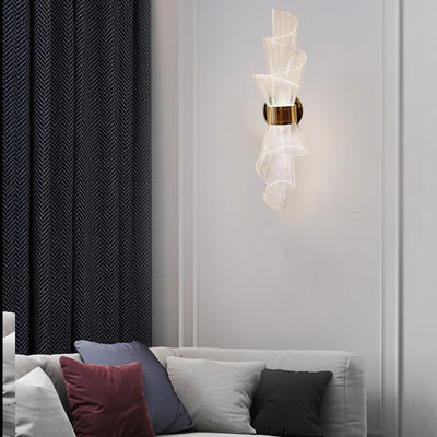 Cảm giác nâng cao của ngọn đuốc phòng khách nền tường Acrylic đèn tường tinh tế và đẹp phòng ngủ cạnh giường đèn tường LED