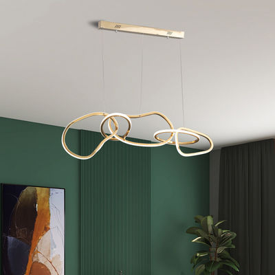 Golden Cross Ring Đèn đèn lồng Đèn treo sang trọng Đèn treo tròn LED hiện đại Đèn treo dây chuyền