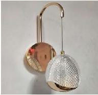 Tối thiểu nhôm Acrylic dẫn Sconces phòng khách phòng ngủ cạnh giường Sconces hình cầu hiện đại