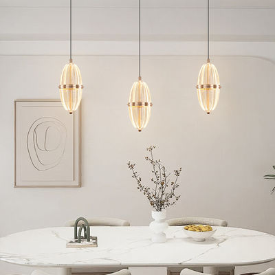 Creative Aluminum Small Pendant Lamp Lifted Lowered Creative Simple Modern Bedroom Headboard Designer Model Dining Room Bar Pendant Lamp Điện thoại và máy tính
