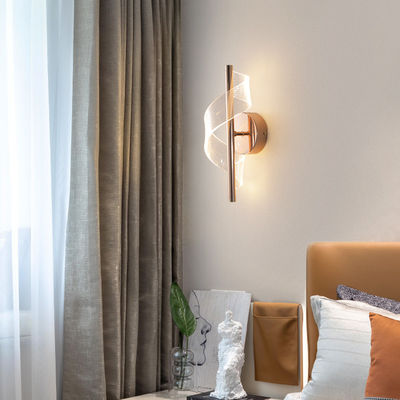 Phòng khách hình vít hiện đại nền đèn tường nhà thiết kế tùy chỉnh cạnh giường đèn tường Acrylic