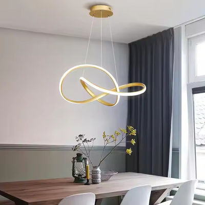 Đèn retro phòng khách phòng ngủ cao cấp đèn chùm nhôm Trang trí nhà vật liệu acrylic đèn LED trần