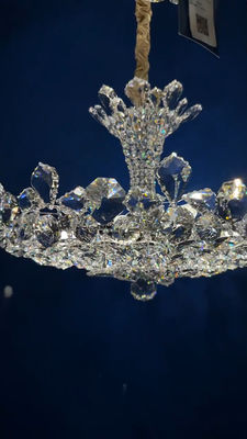 Đèn Vương miện Đèn tinh thể Phòng khách Đẹp Phòng ăn Phòng ăn Villa Khách sạn Crystal Chandelier