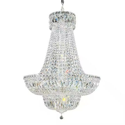 Khách sạn hiện đại Phòng hành lang biệt thự trang trí Đèn dây chuyền tùy chỉnh Dự án lớn Chiếc đèn lồng tinh thể LED sang trọng