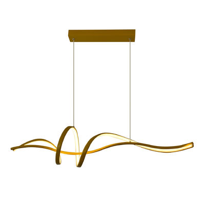 Phòng ăn Chandelier Fluffy Catkins Linear Italian Pendant Light Decor Phòng ăn sang trọng Đèn dải dài có thể tắt