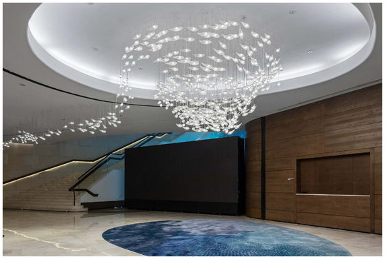 Phòng khách sạn tùy chỉnh Phòng hành lang được trang trí Đèn đèn treo Đèn treo Trung tâm mua sắm Villa Phòng khách LED Đèn hình cá