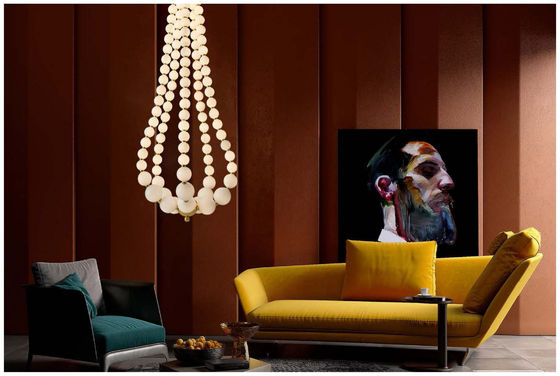 Nhà hàng phòng trà Đèn trần Phong cách đơn giản hiện đại Acrylic Glass Ball Chandelier