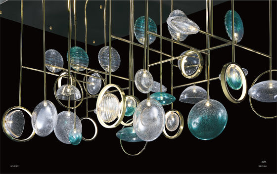 Custom Acrylic Glass Cross Matrix Villas Decorated Hall Atrium Club End Lighting Lamps And Lanterns With Other Control Mode (Đường chiếu sáng cuối câu lạc bộ)
