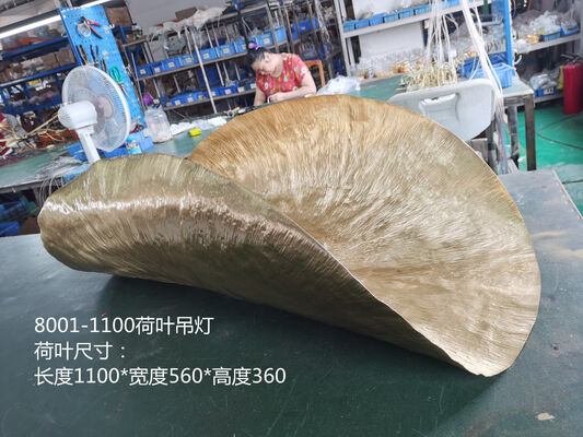 Đèn Chùm Lá Sen Đồng Hiện Đại Trang Trí Nhà Cửa Đèn Nghệ Thuật Thiết Kế Sang Trọng cho Nhà Hàng Cửa Hàng Quần Áo Đèn Treo