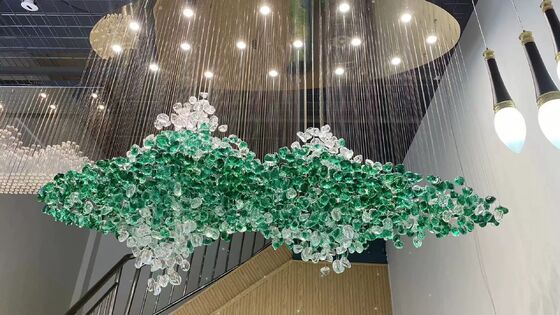 Turkish Staircase Hotel Lobby Đèn đèn chùm tinh thể trang trí