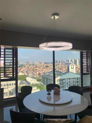 Đèn chùm thạch cao đồng hiện đại đèn thả cho phòng ăn