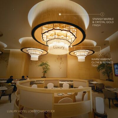 Đèn treo trong phòng khách sạn Villa Club